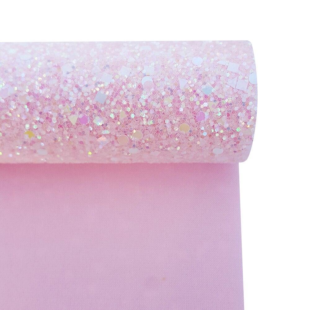 Lisslune | Glossy Pink Faux Leather Creation Roll for Creative DIY Projects