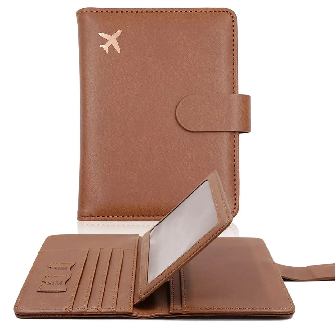 Lisslune | Stylish RFID-blocking passport holder with card organizer for travelers