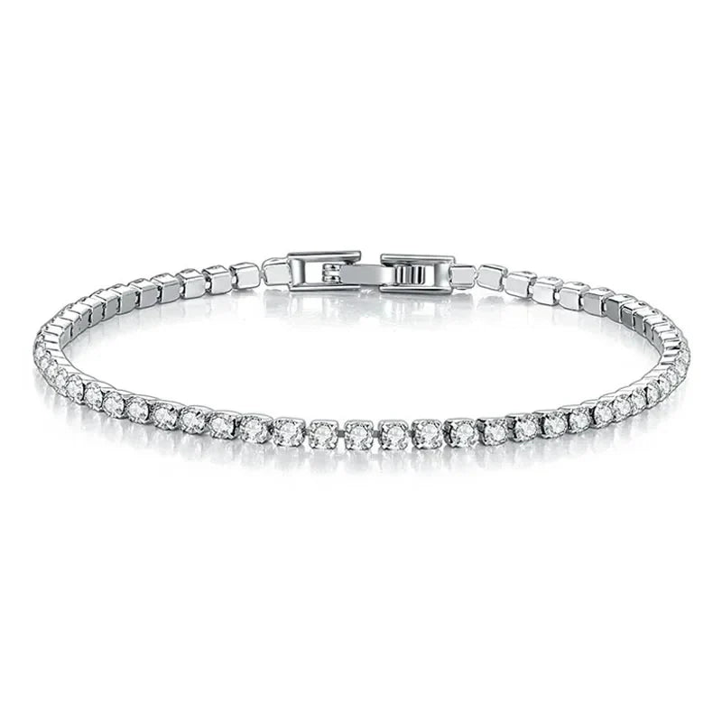 Lisslune | Tennis Bracelet – Shine with Attitude: Elegance in Sterling Silver and Hip-Hop Flair!
