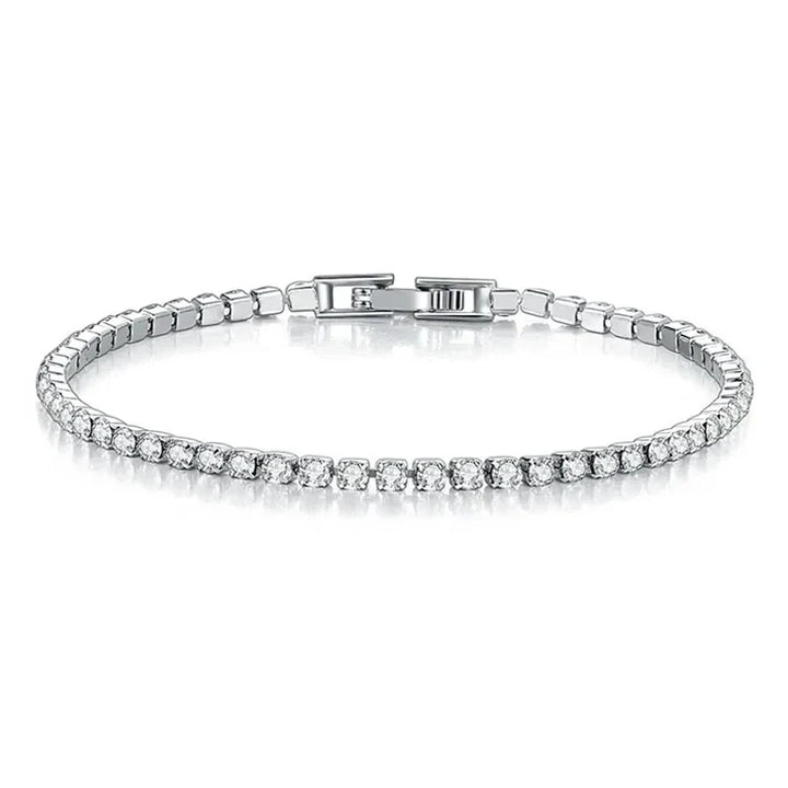 Lisslune | Tennis Bracelet – Shine with Attitude: Elegance in Sterling Silver and Hip-Hop Flair!