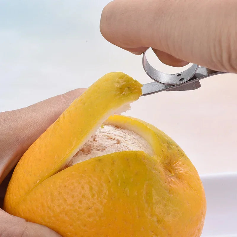 Lisslune | Stainless Steel Finger Easy Fruit Orange Peeler