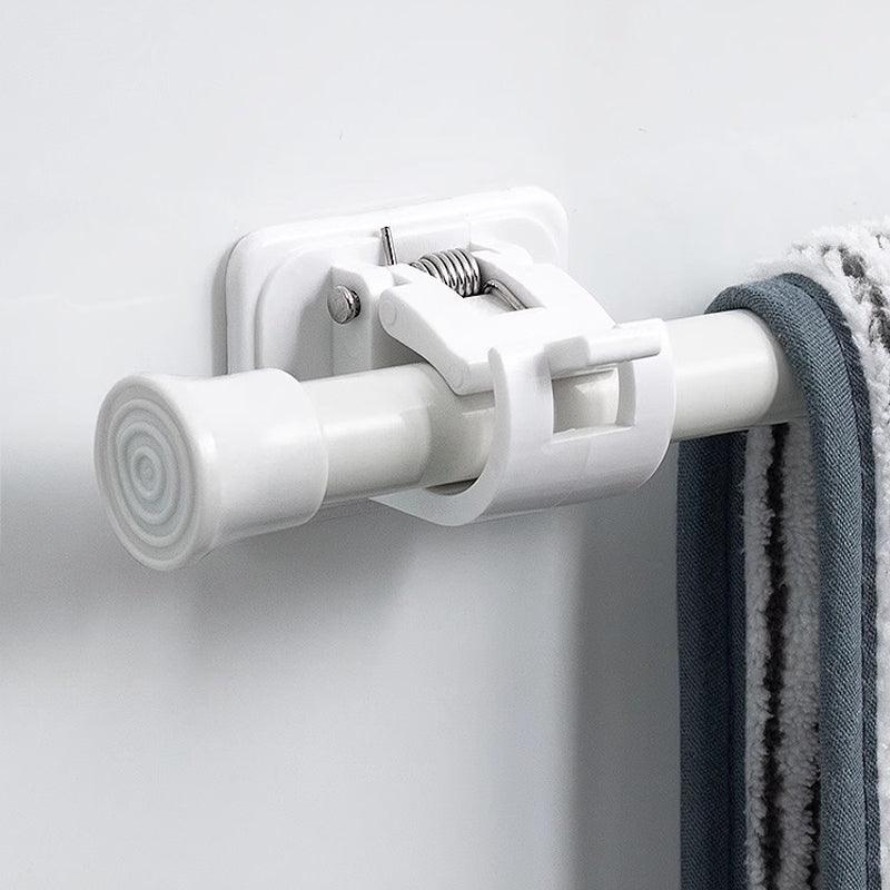 Lisslune | Robust waterproof curtain rod brackets with easy peel-and-stick installation
