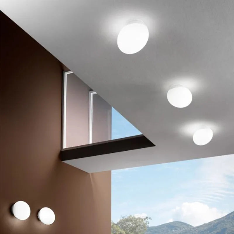 Lisslune | VivaGlow – Elegant White Ceiling Lamp for Modern Interiors