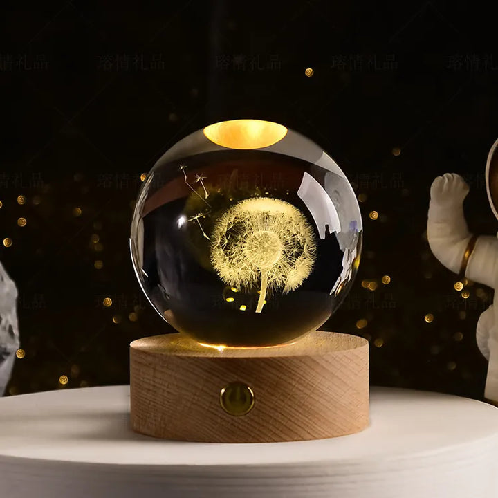 Lisslune | Glowing 3D Crystal Night Lights – Unique Gifts for All Occasions