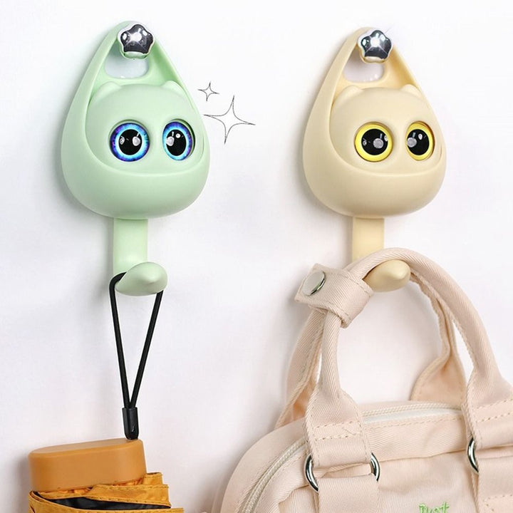 Lisslune | Cute Cat Punch Free Key Holder Hook