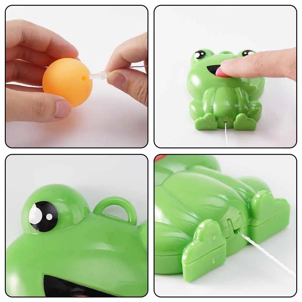 Lisslune | Froggy Paddle Play Indoor Table Tennis Trainer Set