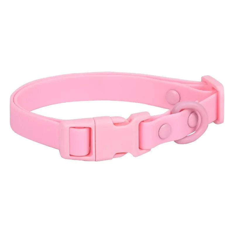 Lisslune | Customizable waterproof PVC dog collar with engraving options
