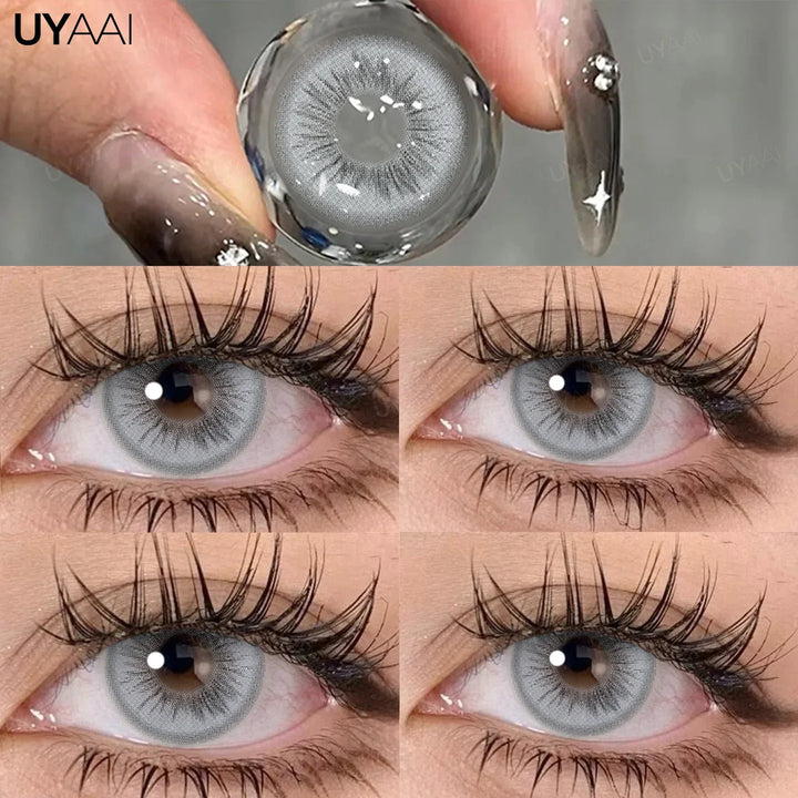 Rynx | Green contact lenses for eyes Cosmetic gray eye lenses y2k Korean style beauty eye color blue lenses