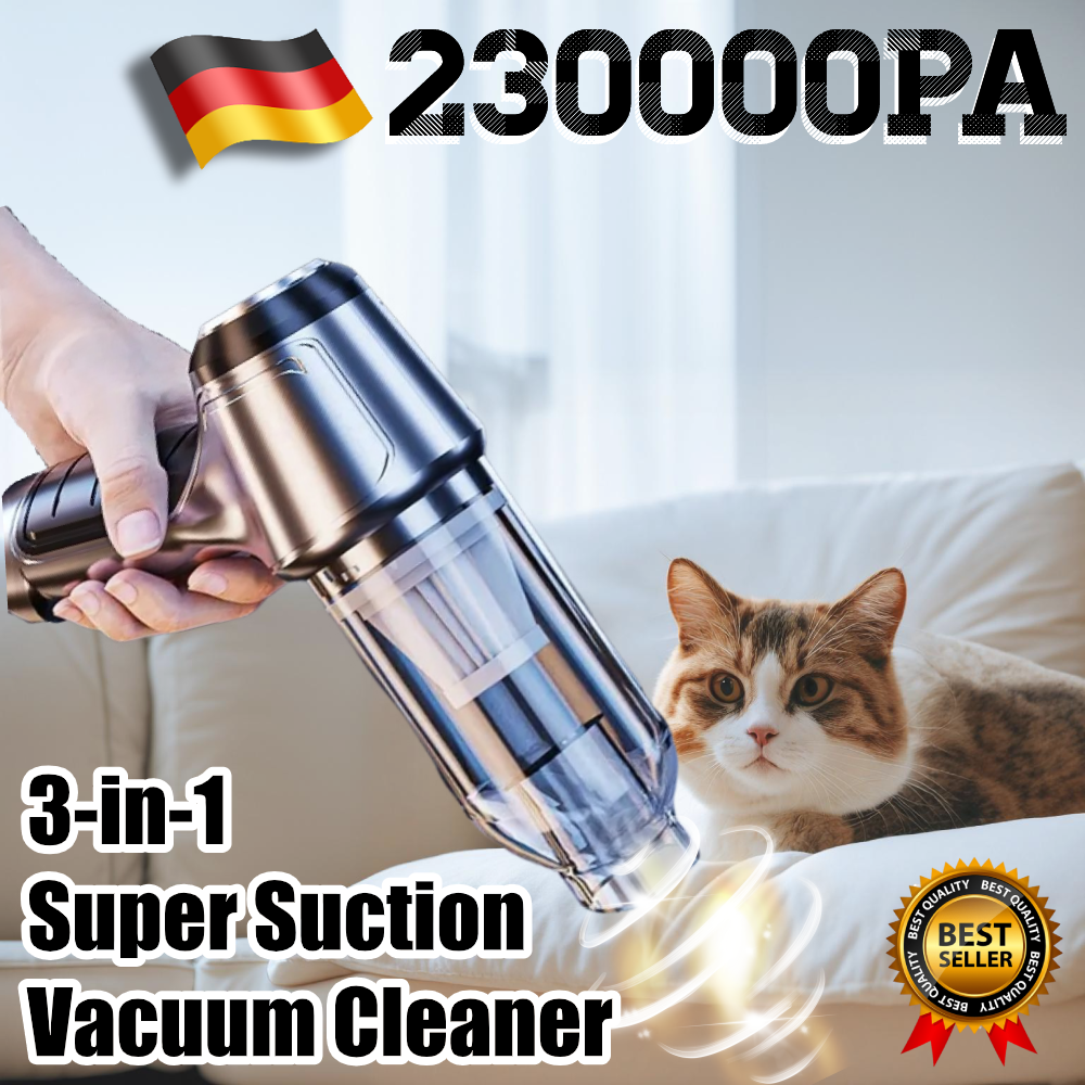 Lisslune | TurboClean Go – Handy vacuum cleaner for on the go & at home