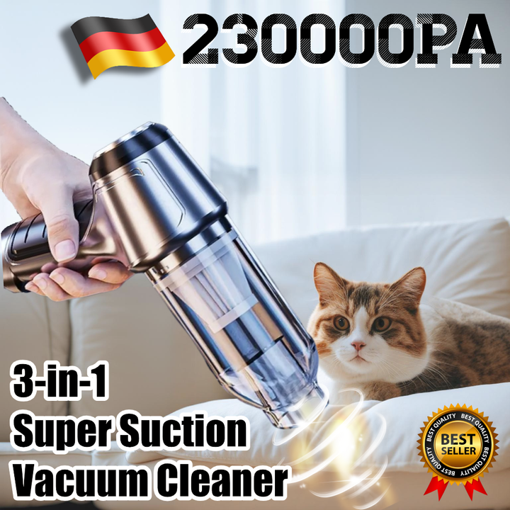 Lisslune | TurboClean Go – Handy vacuum cleaner for on the go & at home