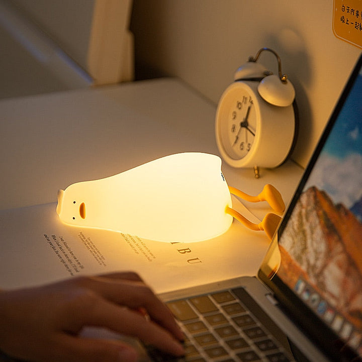 Lisslune | Lazy Flat Duck Atmosphere Night Lamp