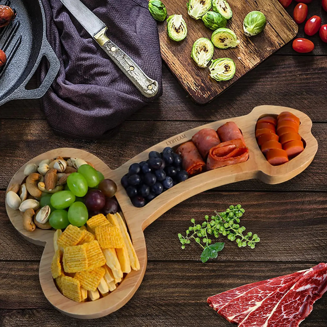 Lisslune | Funny Adult-Themed Multi-Compartment Serving Board