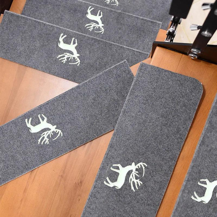 Lisslune | Stylish and Safe Plush Stair Mat Collection with Elegant Patterns