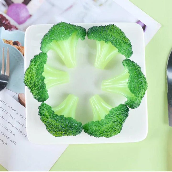 Lisslune | Realistic Broccoli Decoration - Perfect for Seasonal Displays and Culinary Settings