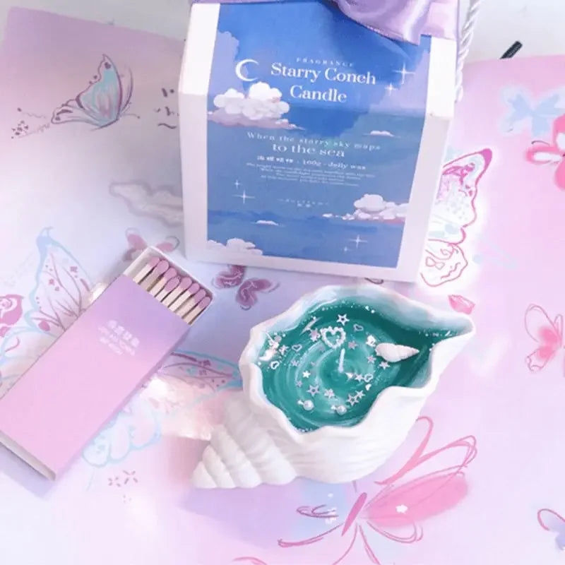 Lisslune | Handmade Sea Shell Starfish Aromatherapy Candle