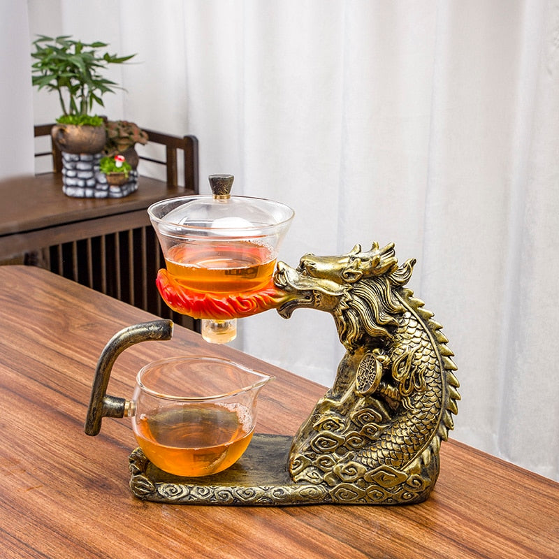 Lisslune | Mystic Golden Dragon Teapot
