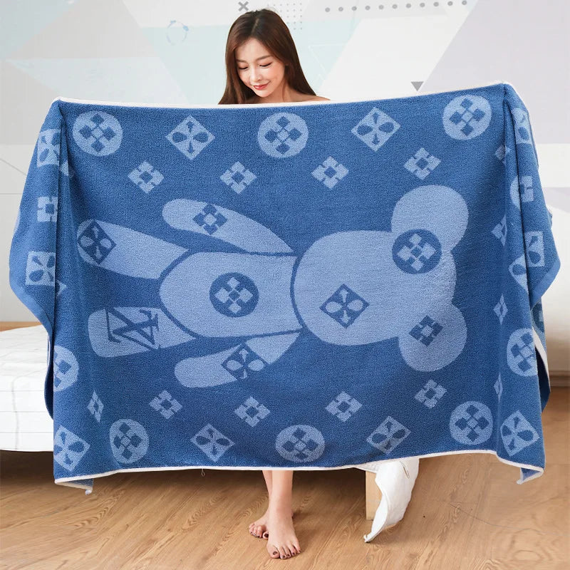 Lisslune | zig Boho diamond pattern blanket