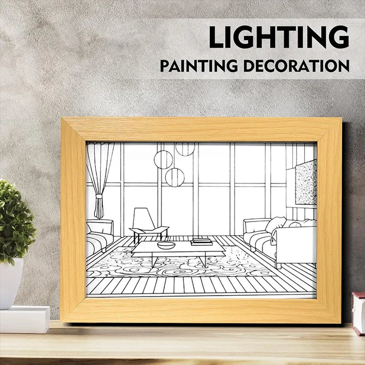 Lisslune | Luminous Decorative Dimmable Artsy Led Light Painting