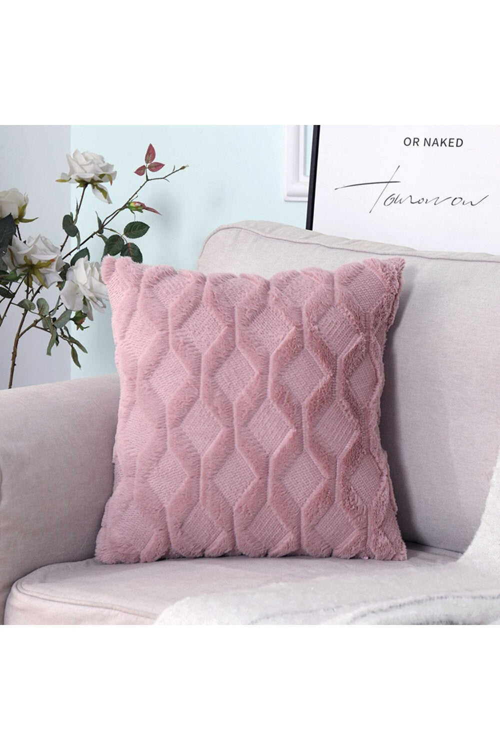 Lisslune | Rattan Plush Pillowcase