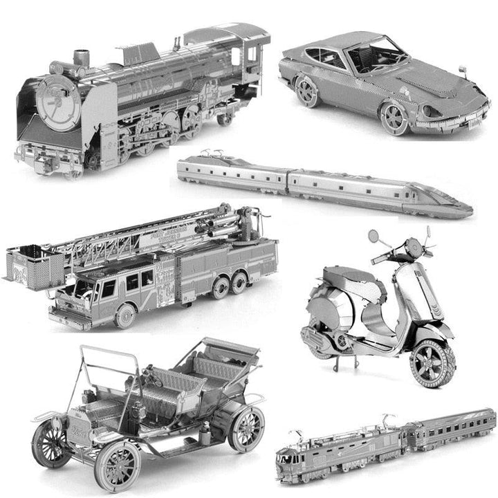 Lisslune | 3D Metal Race Model Building Kit for Creative Teens and Adults