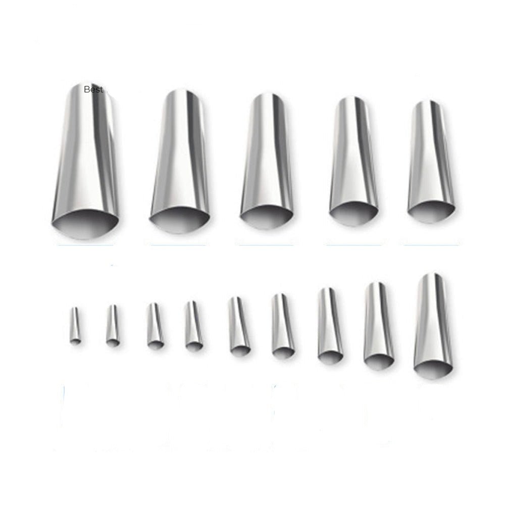 Lisslune | Stainless Steel Sealing Nozzles for Silicone Joints (14 Pieces)
