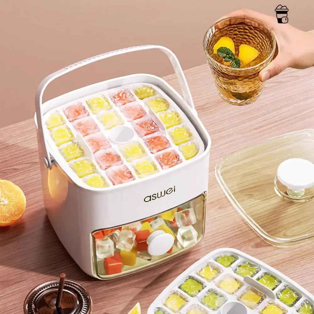 Lisslune | High Capacity Easy Press Frozen Ice Ball Maker