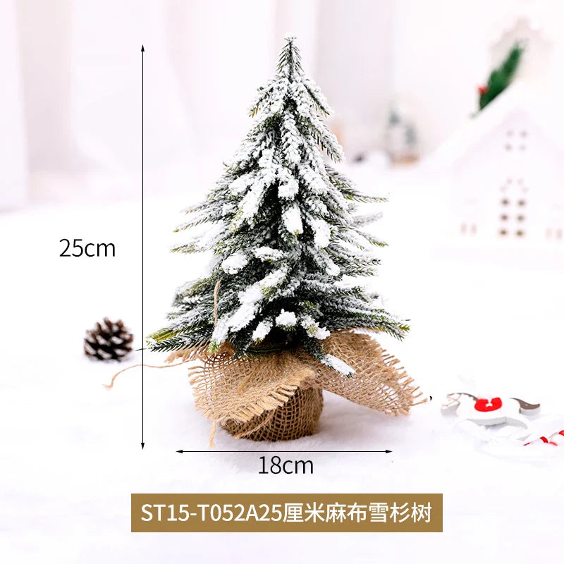Rynx | Mini PE Christmas tree decoration Pine Topping Table Christmas tree Christmas home Party Wedding decoration New Year's gift