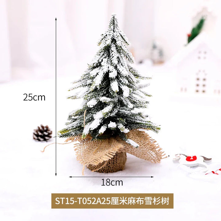 Rynx | Mini PE Christmas tree decoration Pine Topping Table Christmas tree Christmas home Party Wedding decoration New Year's gift