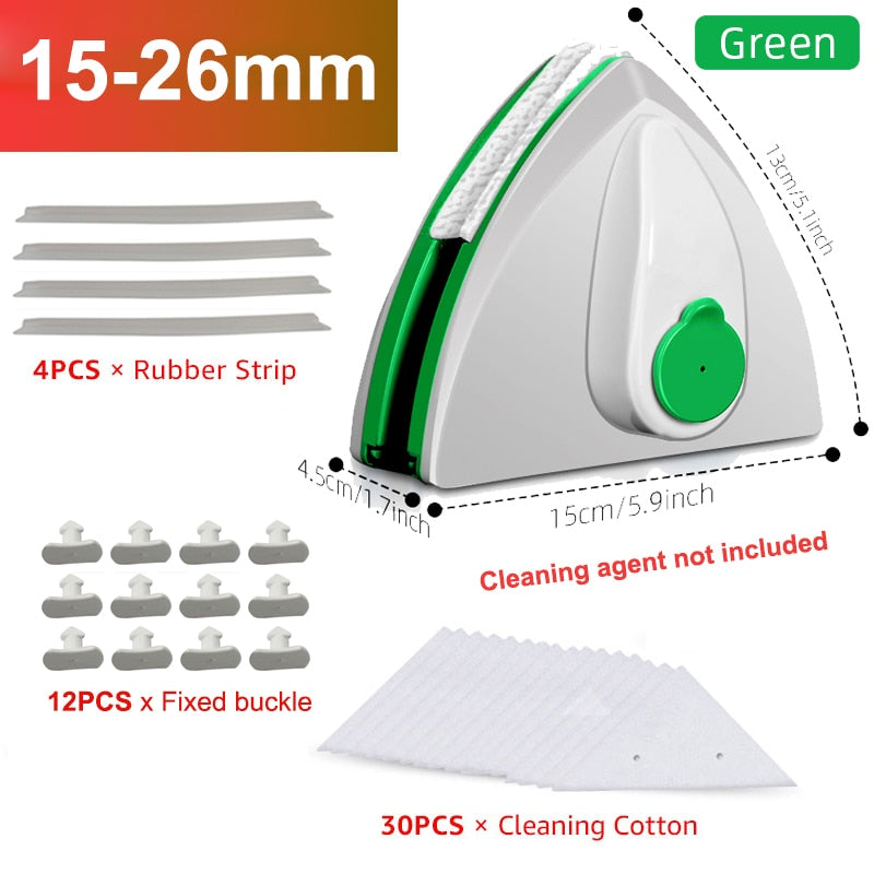 Lisslune | Automatic Water Discharge Magnetic Window Cleaner Gadget