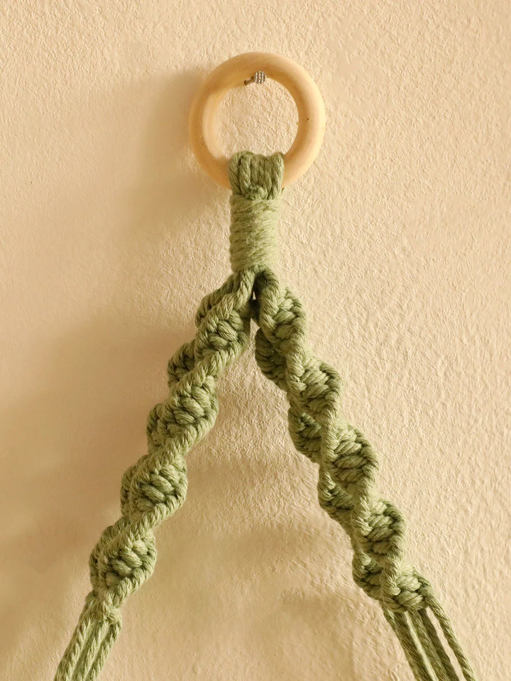 Lisslune | Macrame Leaf Hanging Shelf