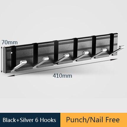 Lisslune | Modern Electroplated Aluminium Wall Hook Set - Elegant Storage Solution