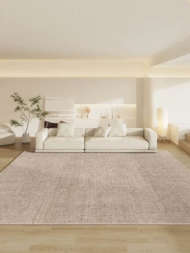 Rynx | Living Room Cream Stylish Sofa Carpets Easy Care Bedroom Nightstand Large Area Rug Luxury Wardrobe Decoration Non-Slip Rugs Carpet
