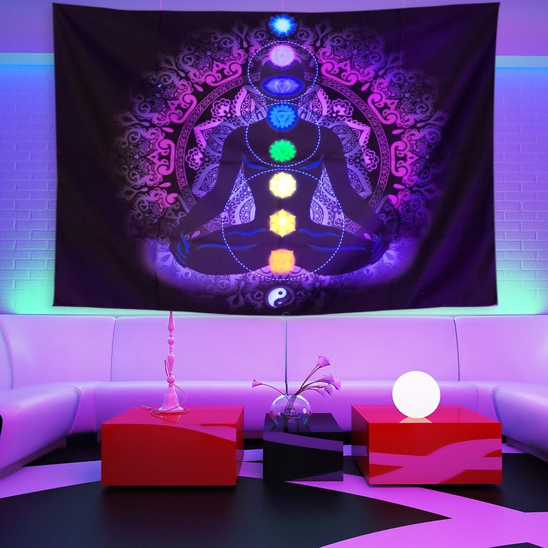 Lisslune | Colorful Glowing Luminous Tapestry