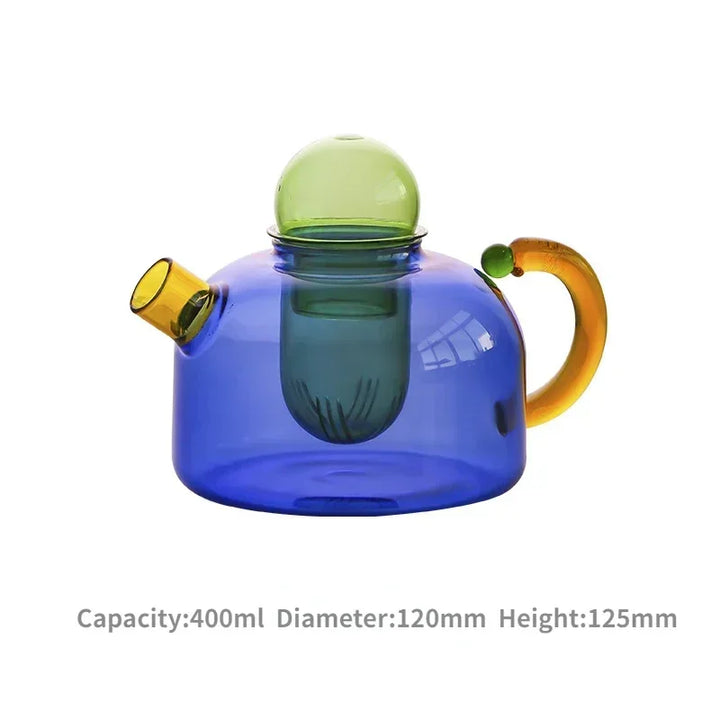 Lisslune | Colorful Glass Teapot