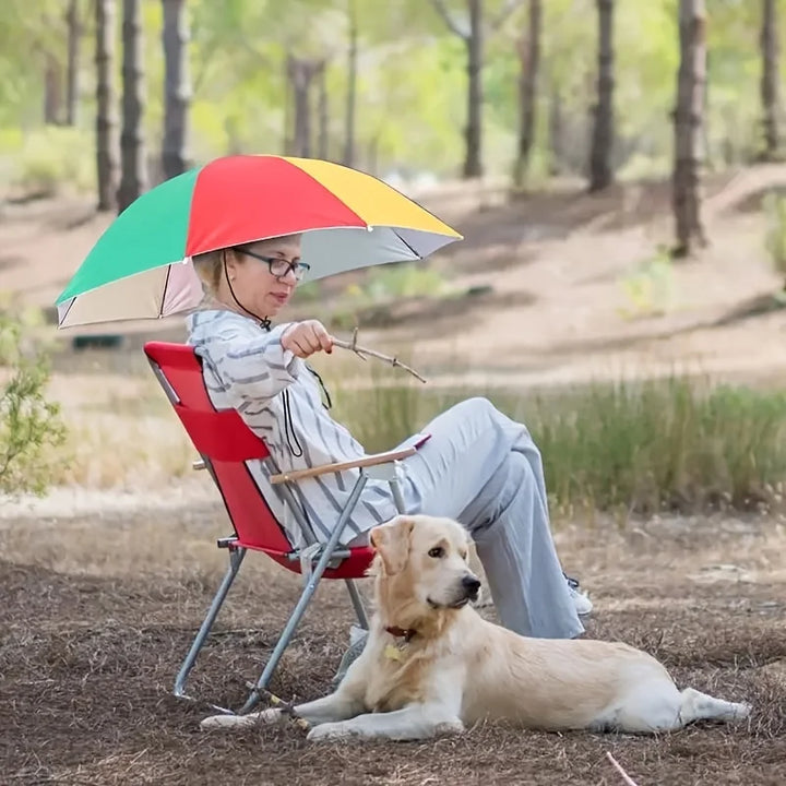 Rynx | Portable Umbrella Hat Foldable Outdoor Fishing Sun Protection Waterproof Camping Fishing Headwear