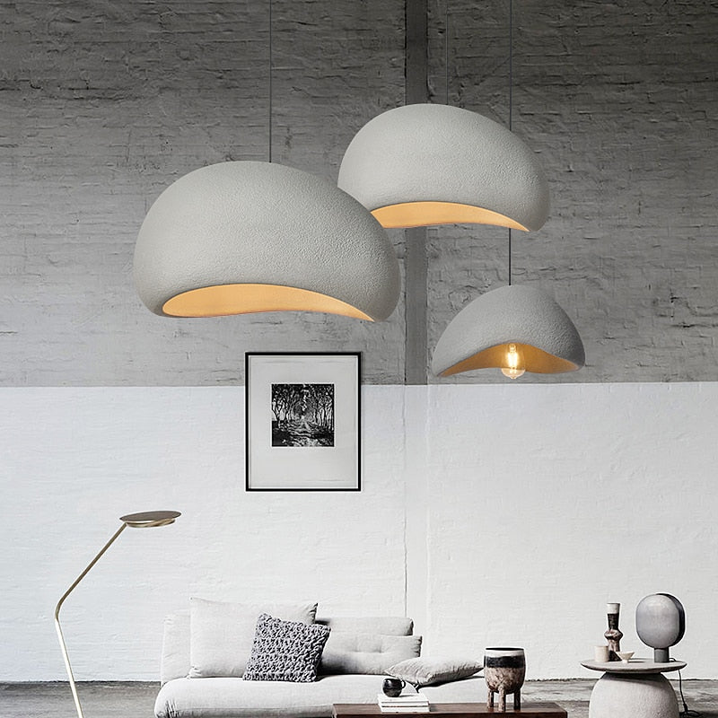 Lisslune | Japanese Wabi-Sabi Modern Minimalist Dining Room Chandelier Living Room & Bedroom Bar Hanging Decoration Lamp