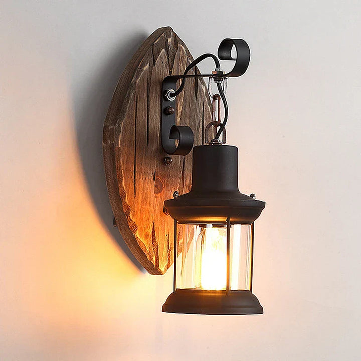 Lisslune | Retro Lantern Lamp Industrial Lantern Wall Light