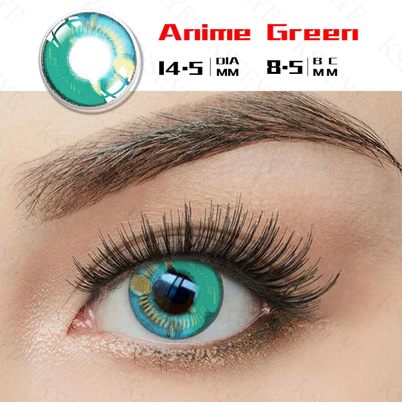 Rynx | Colorful Contact Lenses for Eyes Anime Cosplay Fashion Women Christmas New Year Gift Party Beauty Pupil New Fast Delivery