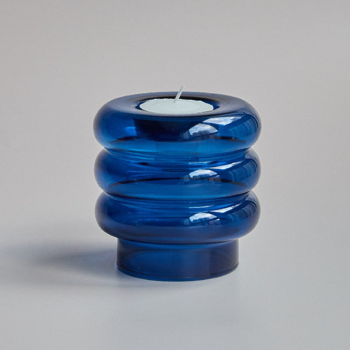 Lisslune | Dual Glass Spiral Candle Holder