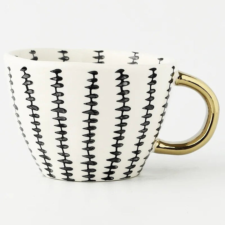 Lisslune | GeoMug Designer Bags & Cups | Stylish Ceramics | Modern Geometric Patterns