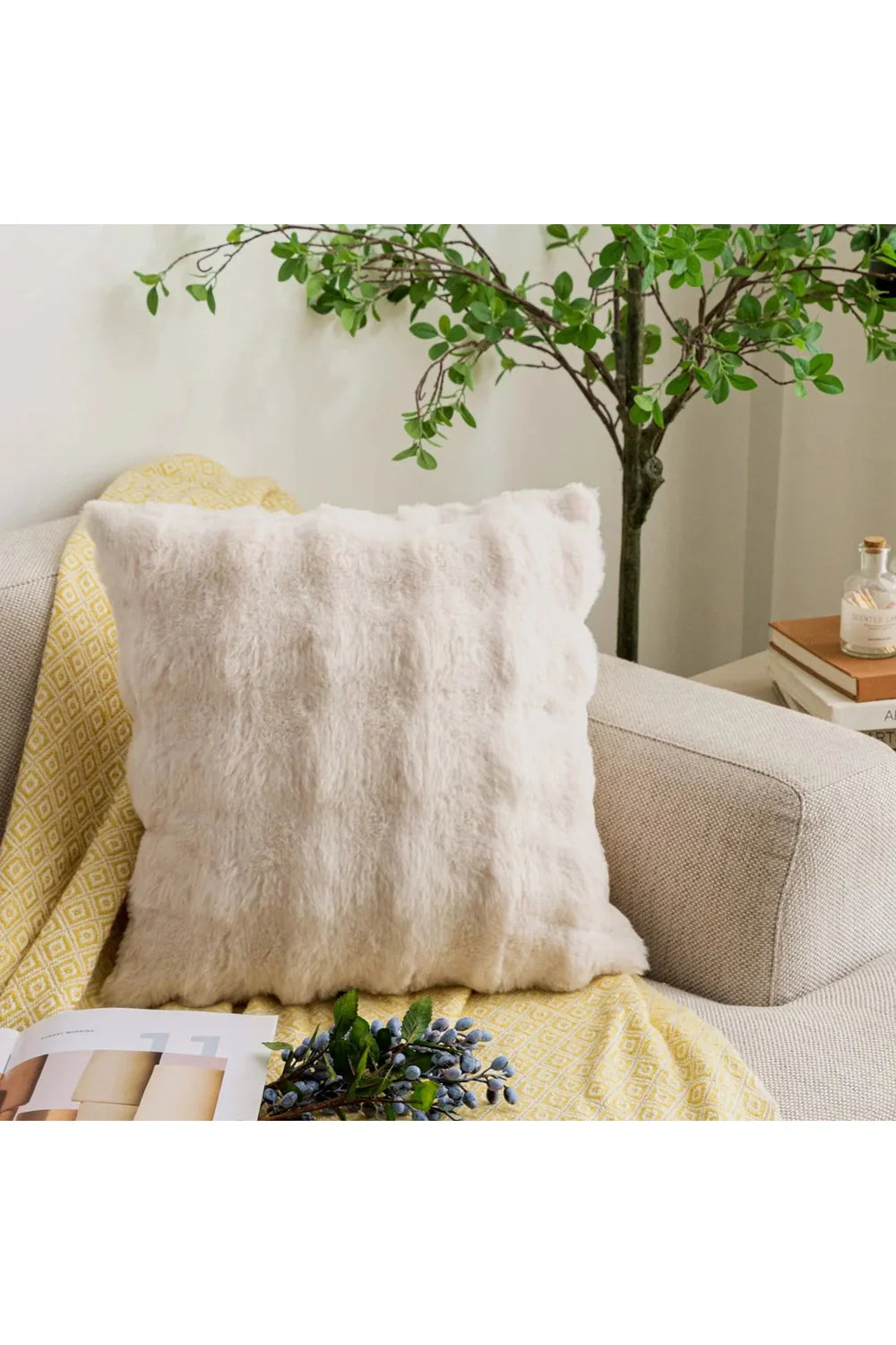 Lisslune | Cream plush pillowcase