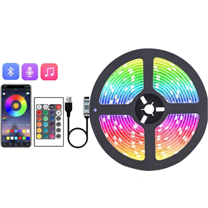 Lisslune | 1M-20M RGB LED Light Strip 5V LED