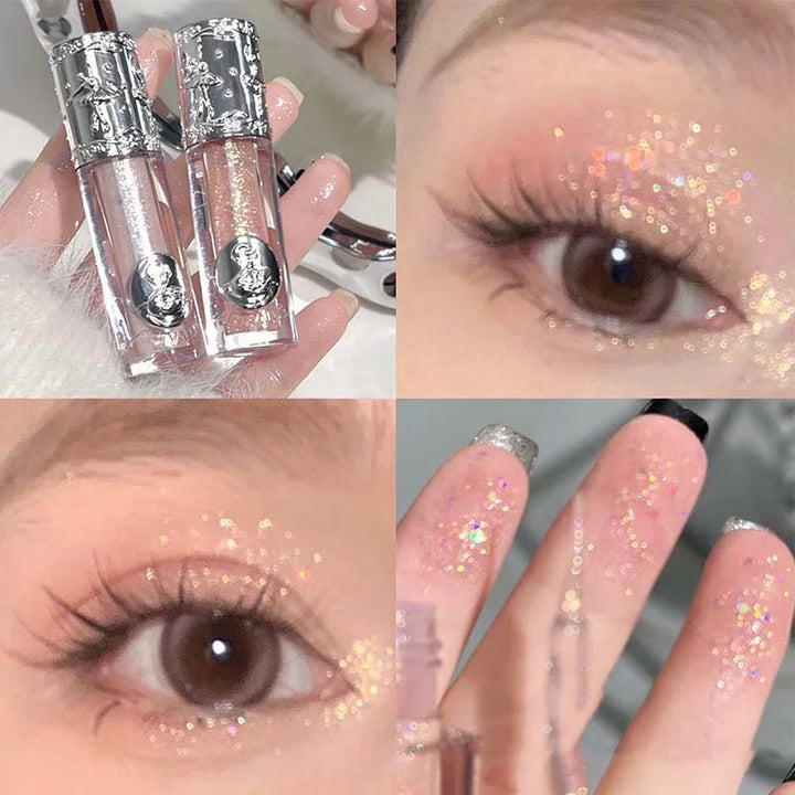 Rynx | New liquid eyeshadow long-lasting glitter for the eyes monochrome pearly fine sparkling sequins eyeshadow highlighter fast-drying