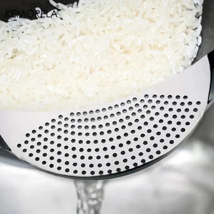 Lisslune | Premium Stainless Steel Drain Pot with Baffle - Essential Kitchen Tool for Easy Water Drainage