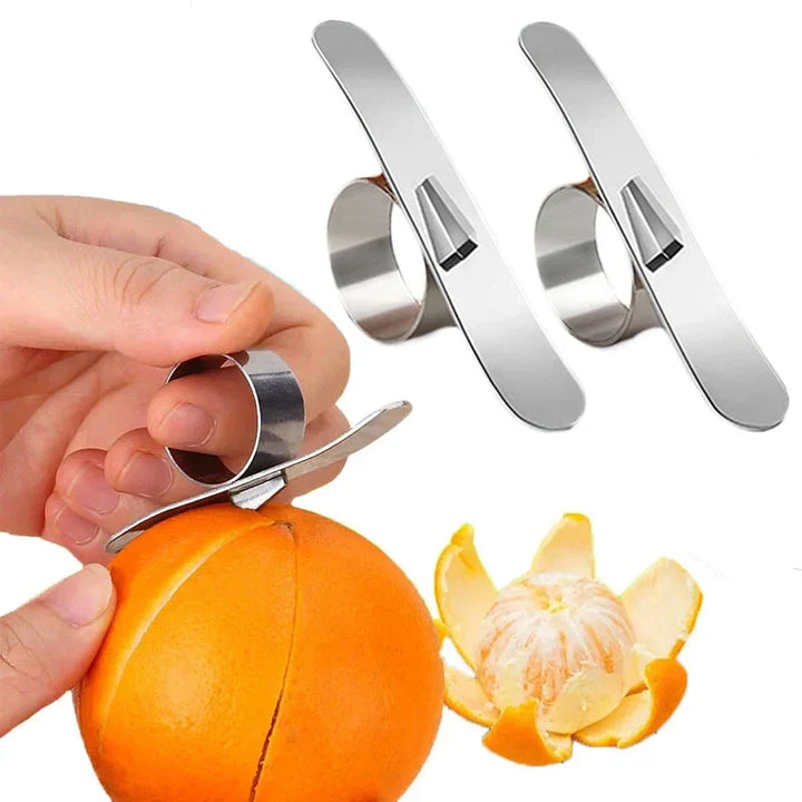 Lisslune | Stainless Steel Finger Easy Fruit Orange Peeler