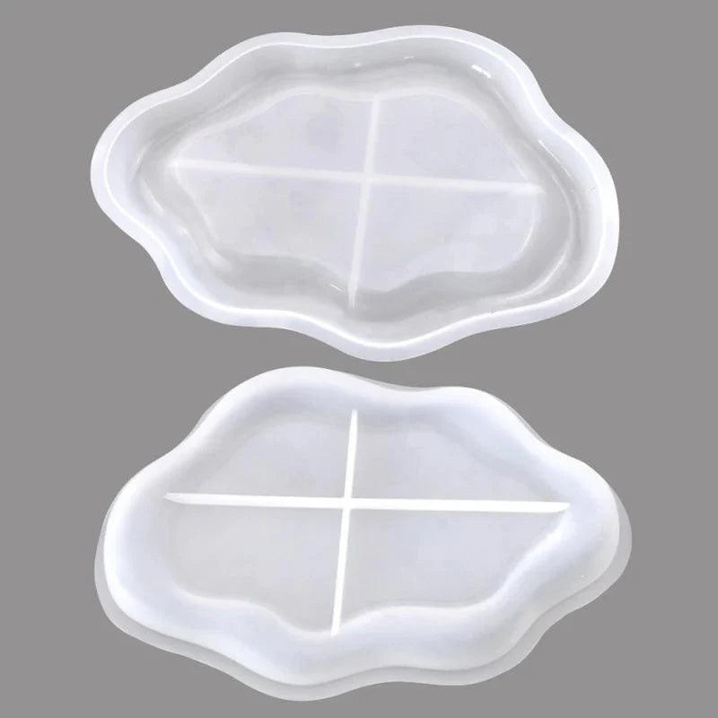 Lisslune | Cloud Coaster Silicone Mold – DIY Epoxy Resin Bowl for Storage, Handmade Aromatherapy & Desk Decoration