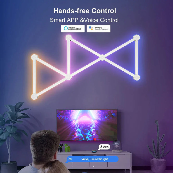 Lisslune | Smart Mosaic DIY Ambient Intelligent App Control Wall Lamp