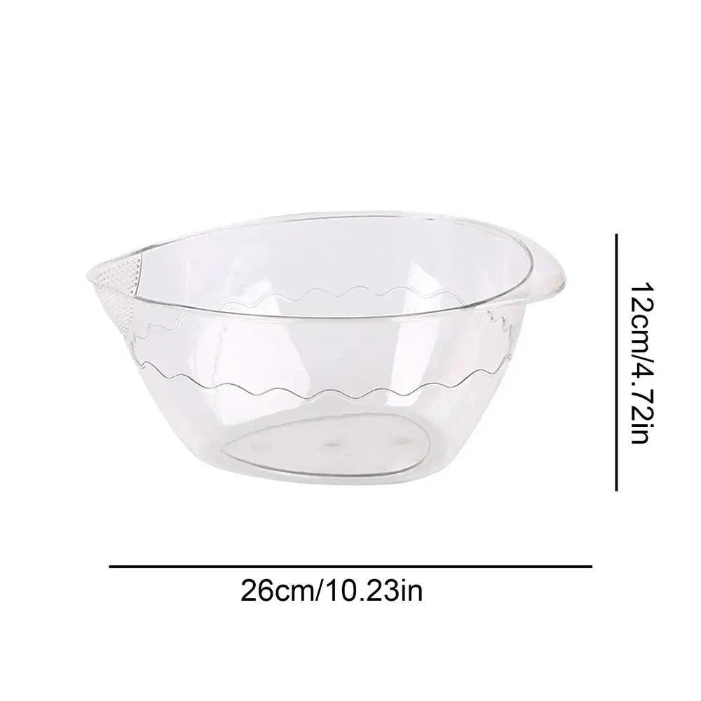 Lisslune | Ergonomic transparent rice cooker with fine drainage holes