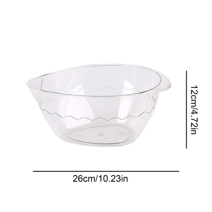 Lisslune | Ergonomic transparent rice cooker with fine drainage holes
