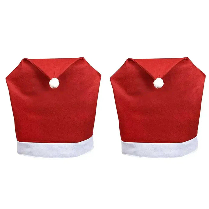 Lisslune | SantaSeat Christmas Chair Covers – Set of Decorative Chair Covers with Santa Design